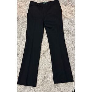 Great Condition Lauren Ralph Lauren Black Adelle Casual Pants PLUS SIZE 6 straig